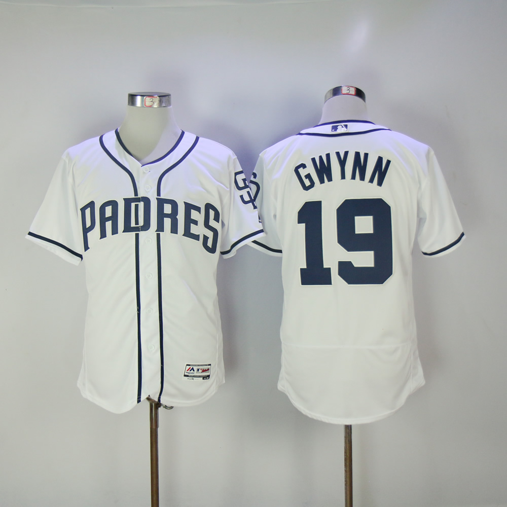 Men San Diego Padres #19 Gwynn White Elite MLB Jerseys